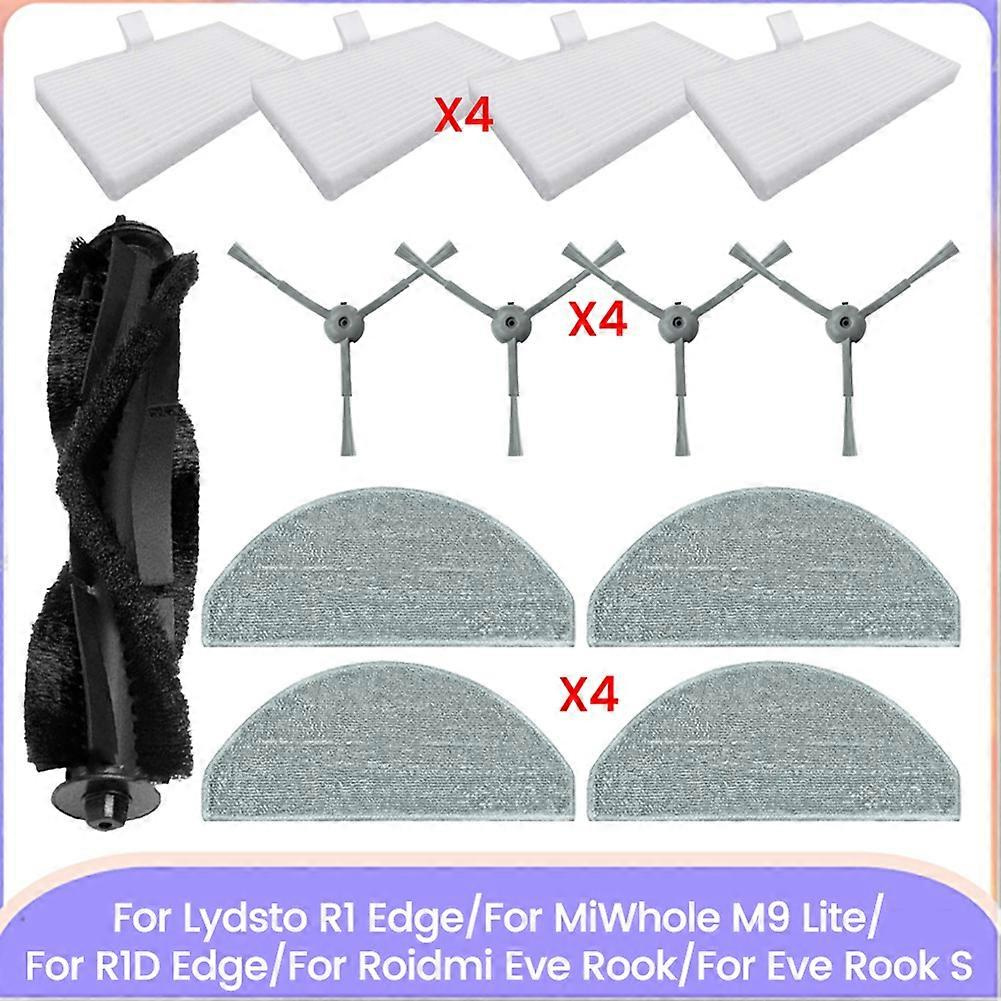 Ersatzteile Für Lydsto R1 Edge/miwhole M9 Lite/r1d Edge/roidmi Eve Rook/eve Rook S: Hauptbürste, Hepa-filter Und Reinigungstuch.