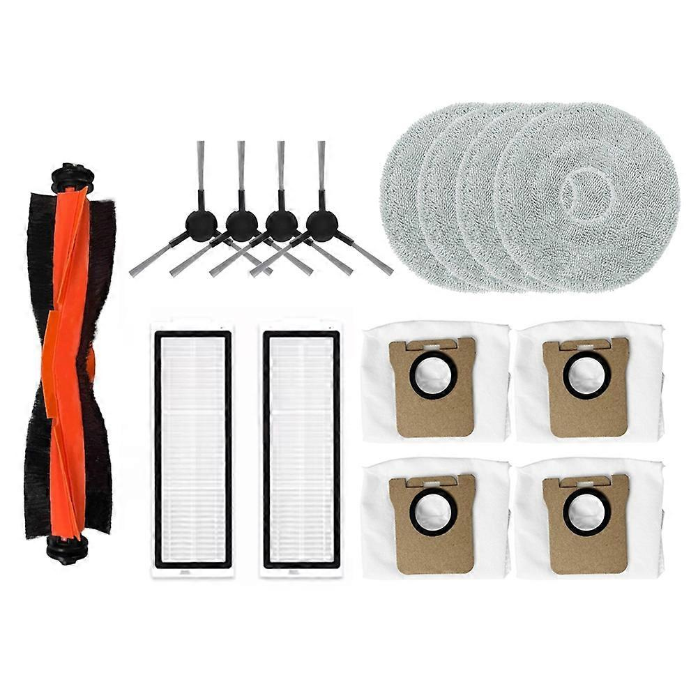 15-teiliges Set Für Xiaomi X20 Max / X20 Pro / D109gl / D102gl Staubsauger: Bürste, Filter, Wischtuch Und Staubbeutel.