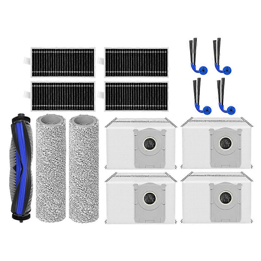 15-teiliges Set Für Ecovacs Deebot X11/x11 Pro Staubsauger: Hauptbürste, Hepa-filter, Walze, Reinigungstuch Und Staubbeutel.
