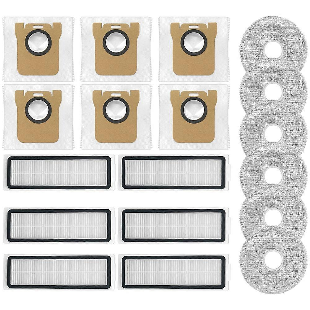 18-teiliges Set Für Den Xiaomi Mijia 5 Pro / Ov21cn Staubsauger: Hepa-filter, Reinigungstuch Und Staubbeutel.