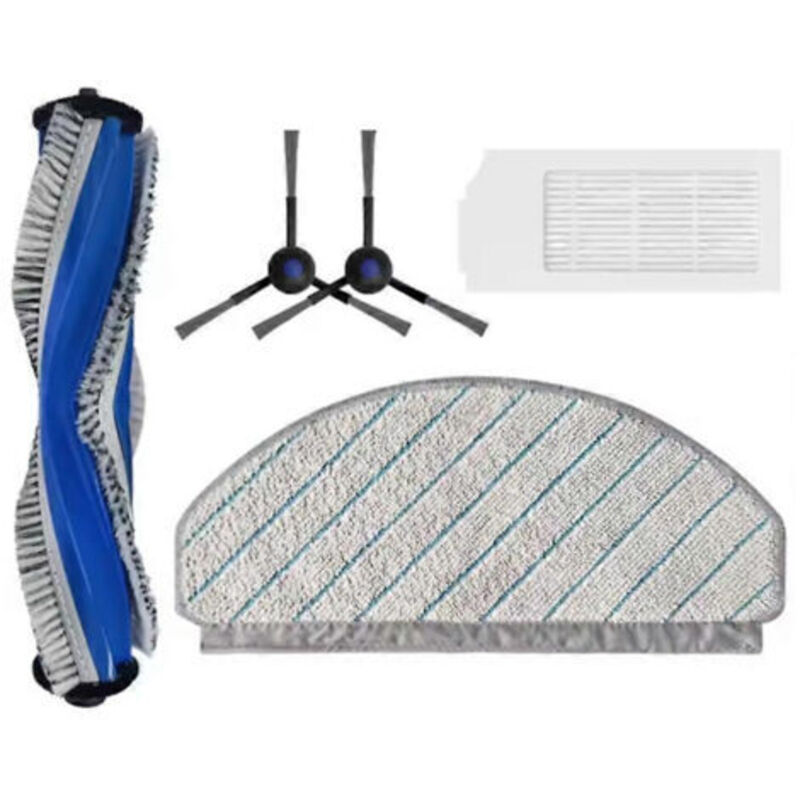 Set Mit 5 Ersatzteilen Für Ecovacs Debot N20 / N20 Plus / N20 Pro Plus Staubsauger: Bürste, Filter Und Reinigungstuch.