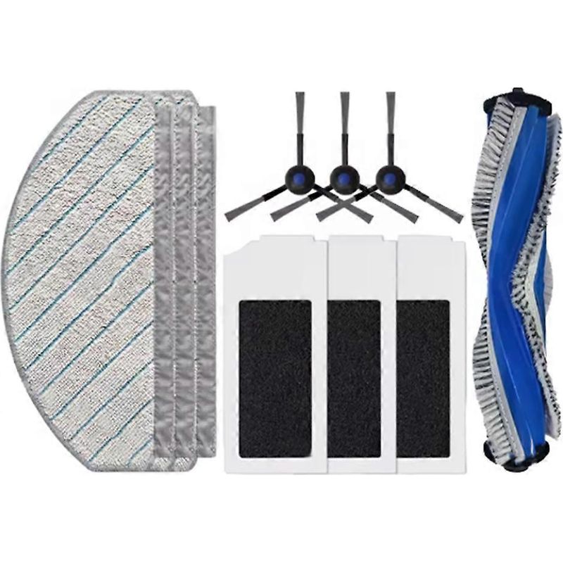 Packung Mit 10 Ersatzteilen Für Ecovacs Debot N20 / N20 Plus / N20 Pro Plus Staubsauger: Bürste, Filter Und Reinigungstuch.