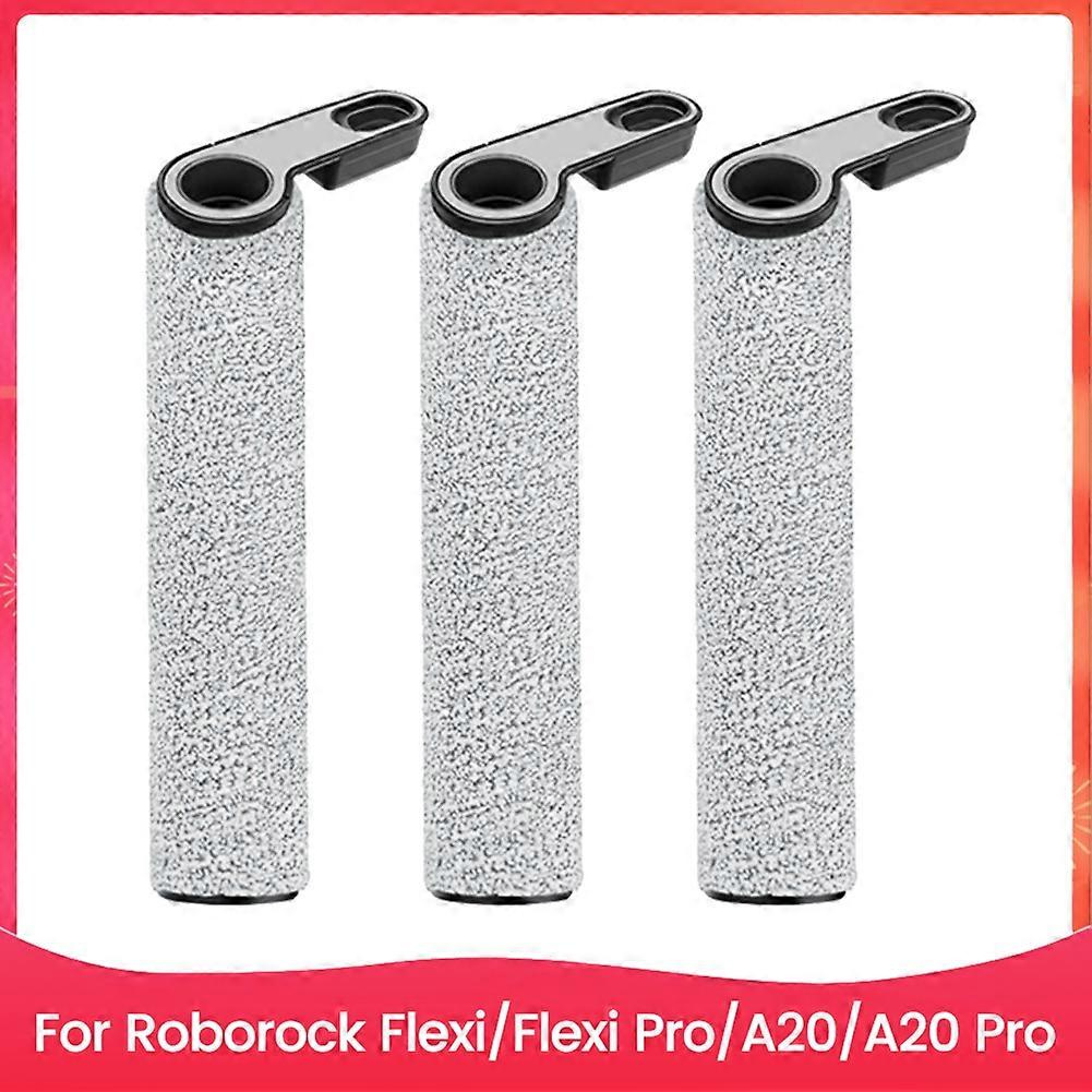 Set Mit 3 Ersatz-rotationsbürsten Für Roborock Flexi/flexi Pro/a20/a20 Pro Nass- Und Trockensauger: Effiziente Reinigung