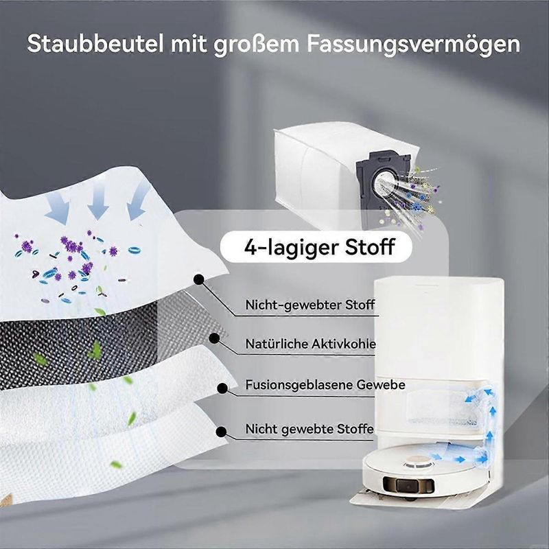Für Dreame X40 Ultra Complete/x40 Master/l40 Ultra Staubsauger: Hauptbürste, Staubbeutel Und Reinigungstuch