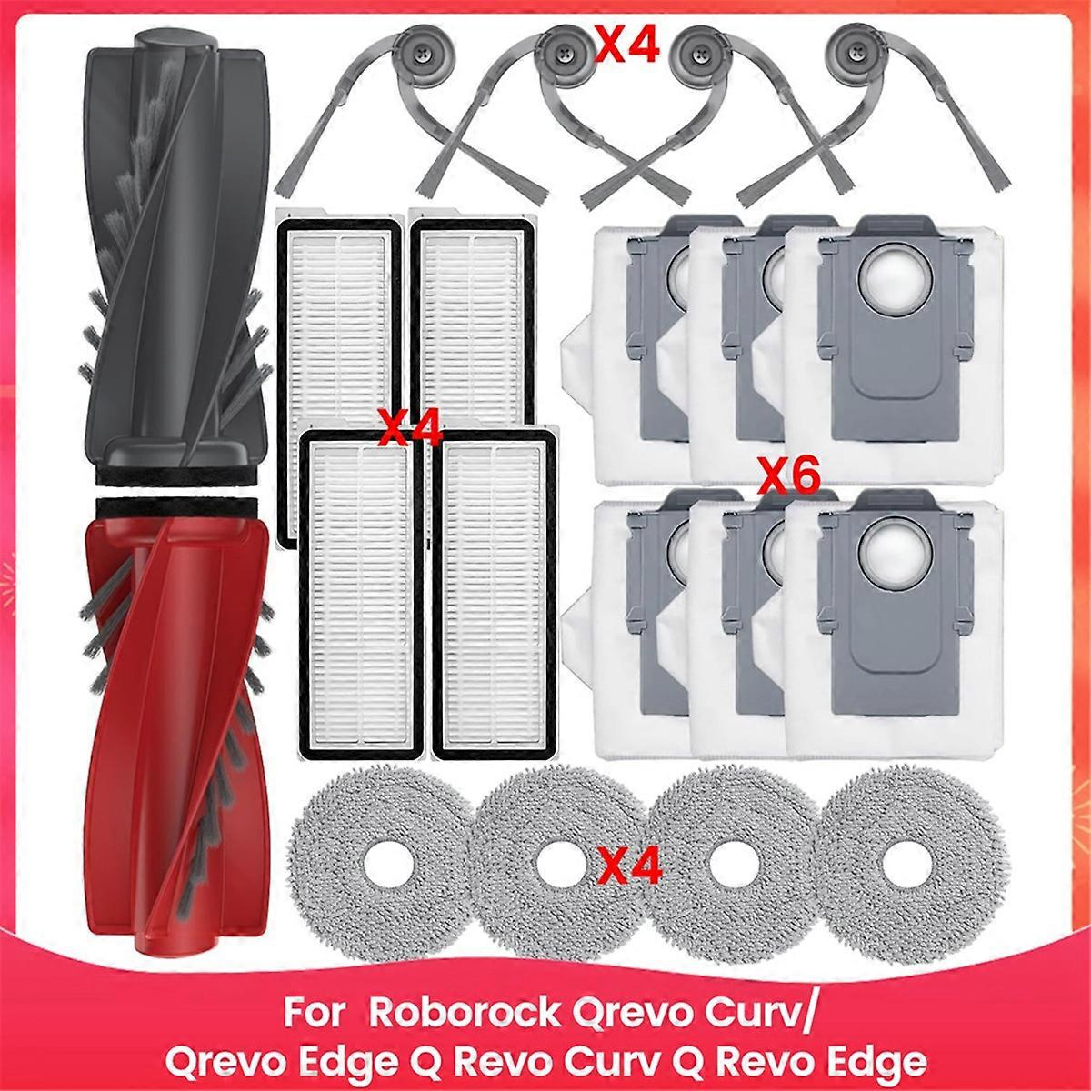 Ersatzteile Für Roborock Qrevo Curv/qrevo Edge Staubsauger, Zubehör Für Q Revo Curv Und Q Revo Edge Staubsauger