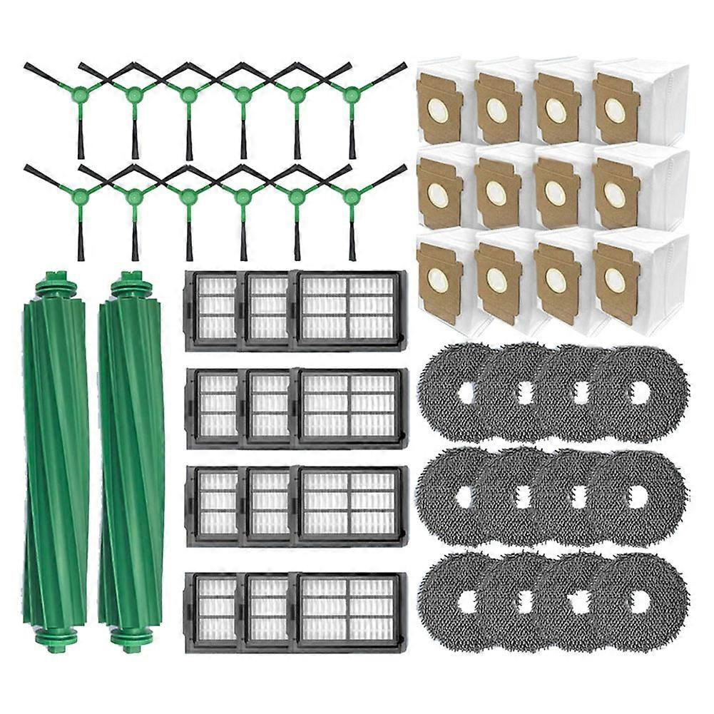 Zubehör Und Ersatzteile Für Irobot Roomba Plus 405/505: Hauptbürste, Hepa-filter, Reinigungstuch Und Staubbeutel.