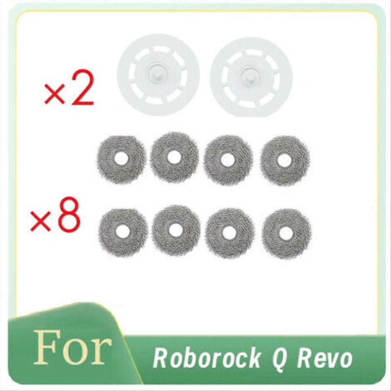 Packung Mit 10 Ersatzreinigungstüchern Für Roborock Q Revo / P10 / A7400rr Saugroboter