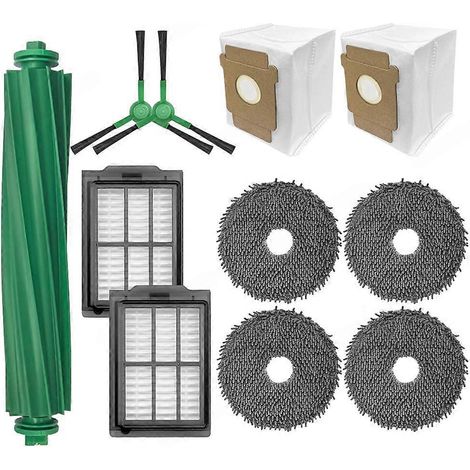 Zubehör Und Ersatzteile Für Irobot Roomba Plus 405/505: Hauptbürste, Reinigungstuch Und Staubbeutel