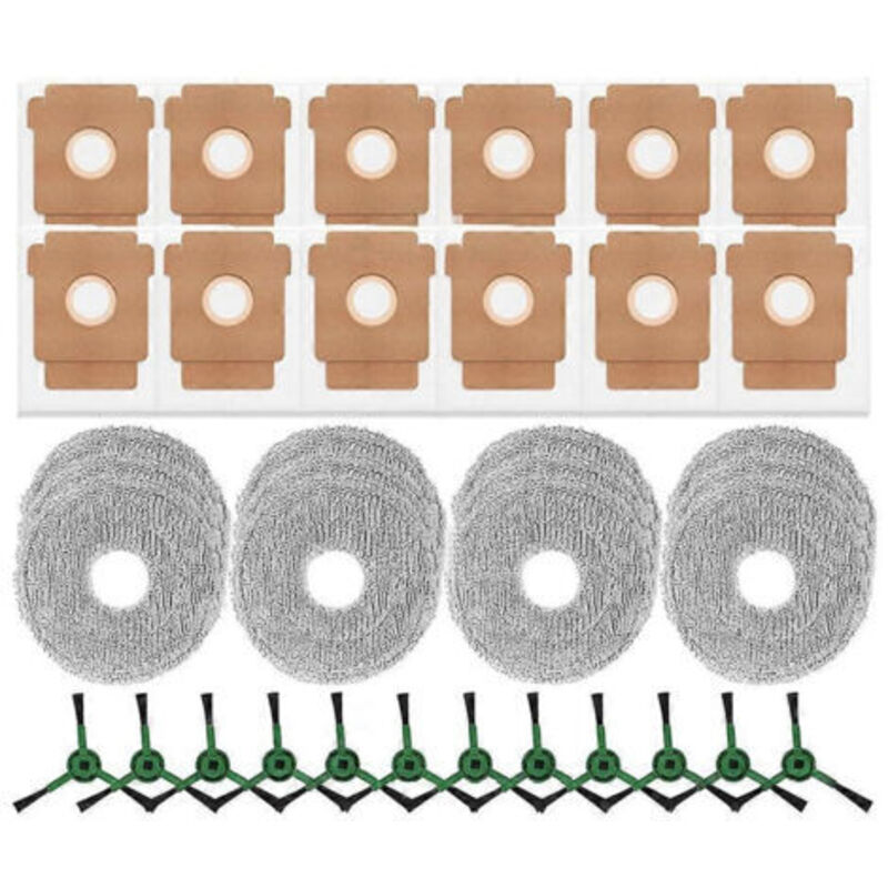Ersatzteile Für Irobot Roomba Plus 405 Combo / 505 Combo Staubsauger: Seitenbürste, Reinigungstuch, Staubbeutel Und Zubehör