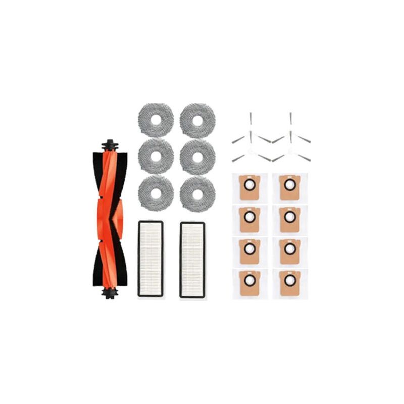 Zubehör Für Den Xiaomi X20+/x20 Plus Saugroboter: Staubbeutel, Reinigungstuch, Hauptseitenbürste, Hepa-filter.