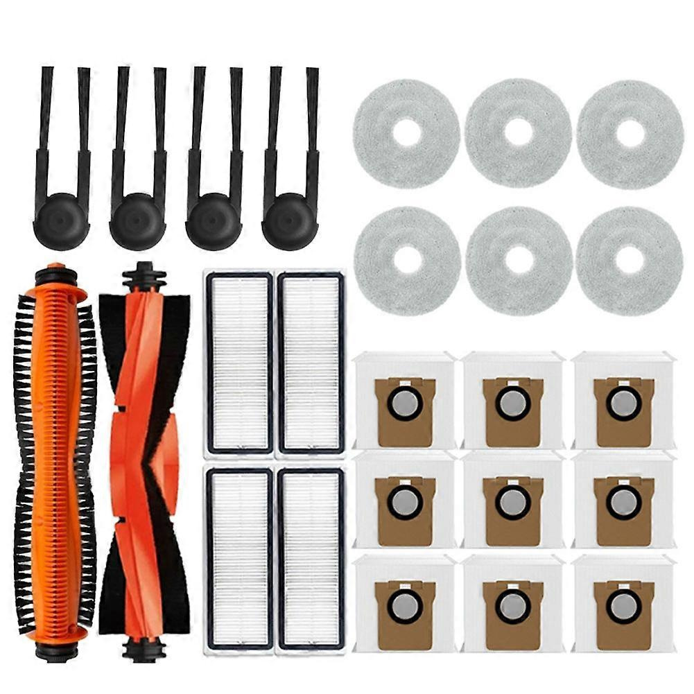 Ersatzzubehörset Für Xiaomi Mijia M40s Ov31cn: Dreikantbürste, Staubbeutel, Reinigungstuch, Hepa-filter