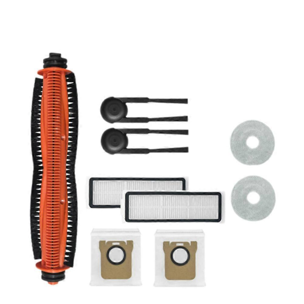 9 Zubehörteile Für Den Xiaomi Mijia M40s/ov31cn Staubsauger: Hauptwalze, Seitenbürste, Hepa-filter, Reinigungstuch Und Staubbeutel.