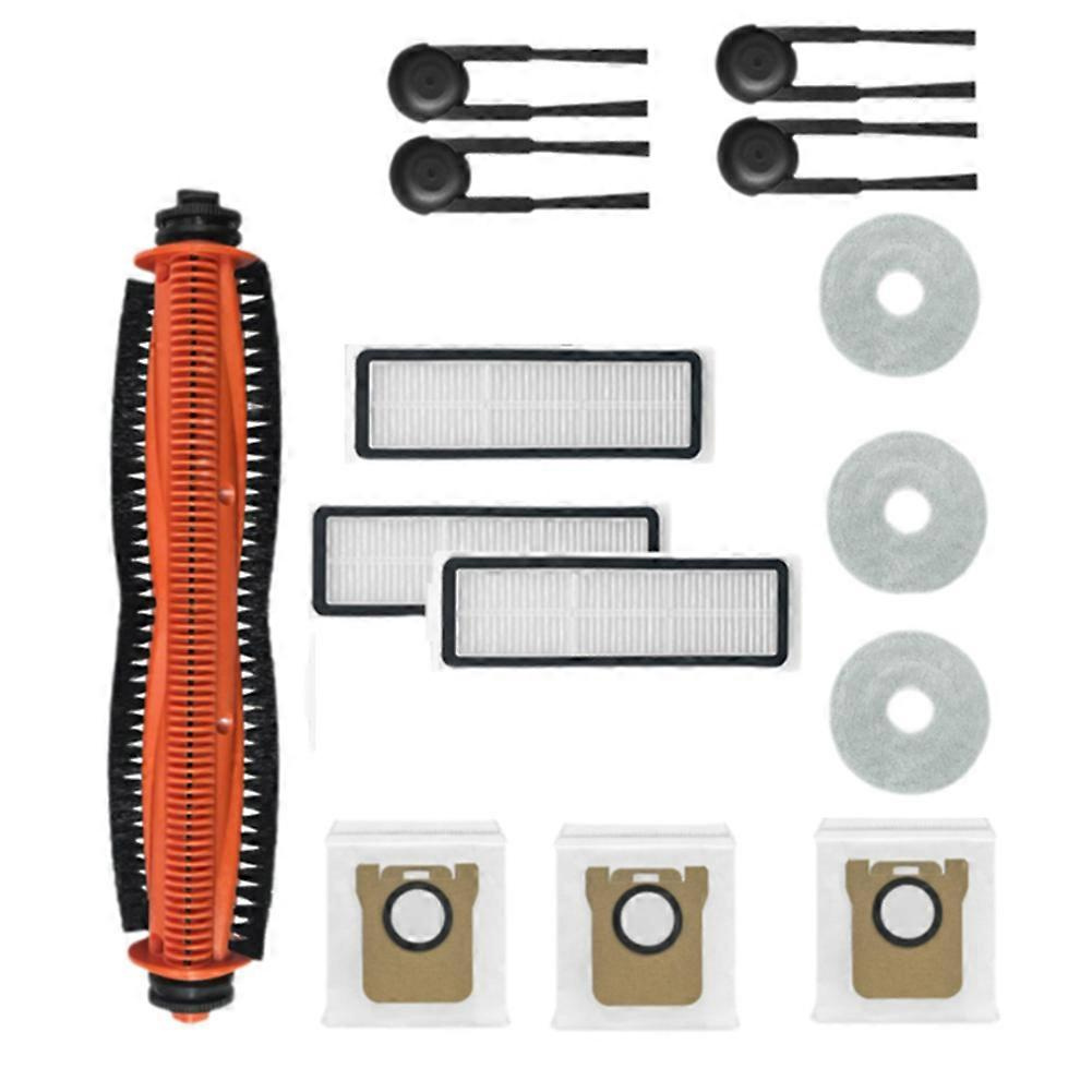 14 Zubehörteile Für Den Xiaomi Mijia M40s/ov31cn Staubsauger: Hauptwalze, Seitenbürste, Hepa-filter, Reinigungstuch Und Staubbeutel.