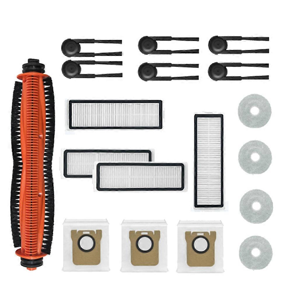 18 Zubehörteile Für Den Xiaomi Mijia M40s/ov31cn Staubsauger: Hauptwalze, Seitenbürste, Hepa-filter, Reinigungstuch Und Staubbeutel.