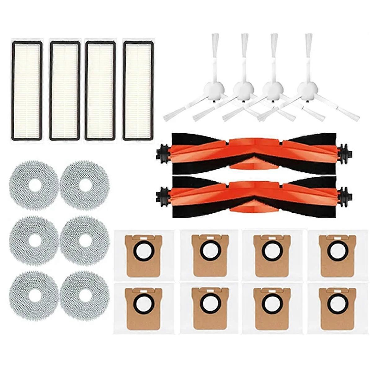 Zubehör Für Den Xiaomi X20+ / X20 Plus Saugroboter: Hauptseitenbürste, Hepa-filter, Reinigungstuch Und Staubbeutel