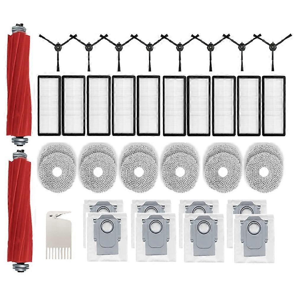 Ersatzteile Für Roborock Qrevo S, Qrevo Pro, Qrevo Maxv Und Qrevo Plus Staubsauger: Rotierende Bürste, Seitenbürste Und Filter.