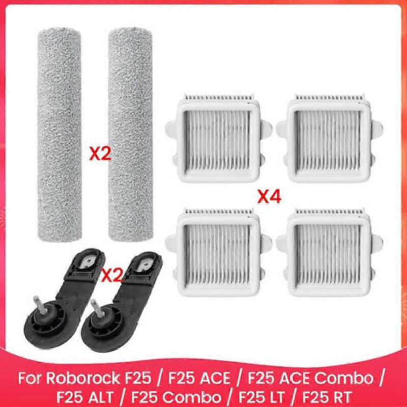 Ersatzteile Kompatibel Mit Den Roborock-modellen F25/f25 Ace/f25 Ace Combo/f25 Alt/f25 Combo/f25 Lt/f25 Rt: Rotierende Bürste Und Filter.