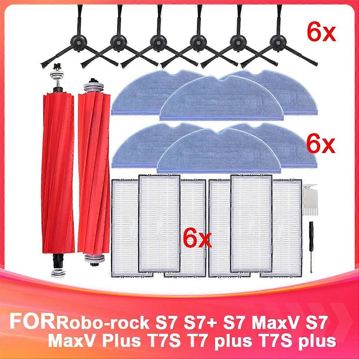 Ersatzteile Kompatibel Mit Roborock S7, S7+, S7 Maxv, S7 Maxv Plus, T7s Und T7 Plus Saugrobotern.