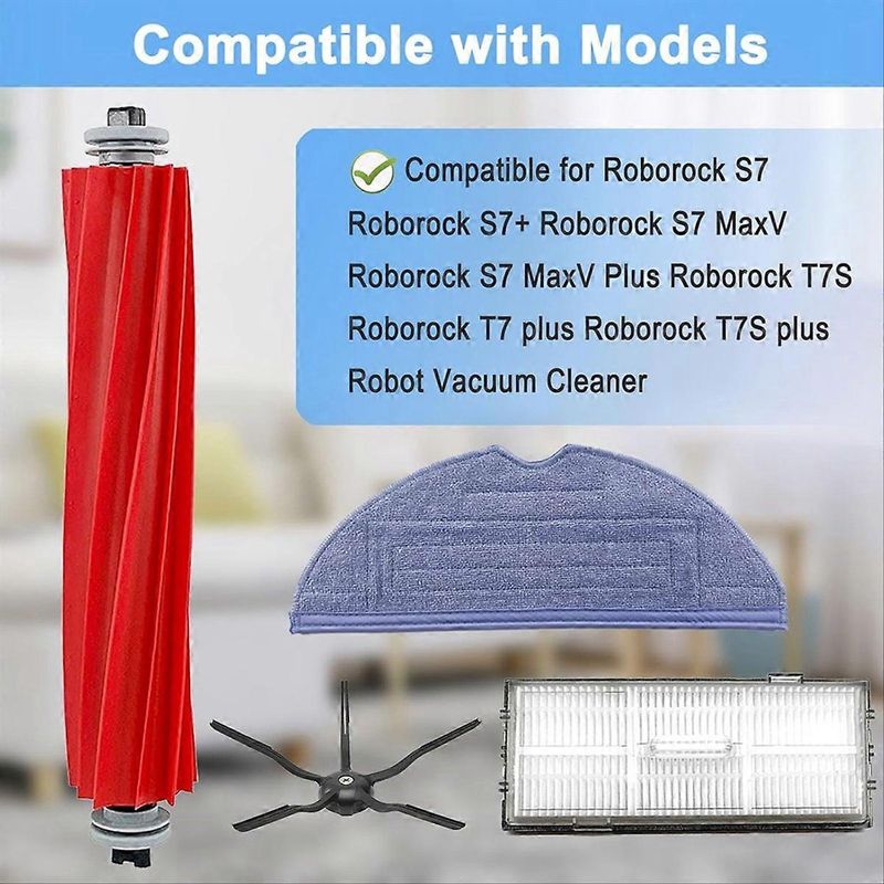 Ersatzteile Für Roborock S7, S7+, S7 Maxv, S7 Maxv Plus, T7s, T7 Plus, T7s Plus Saugroboter: Bürste F
