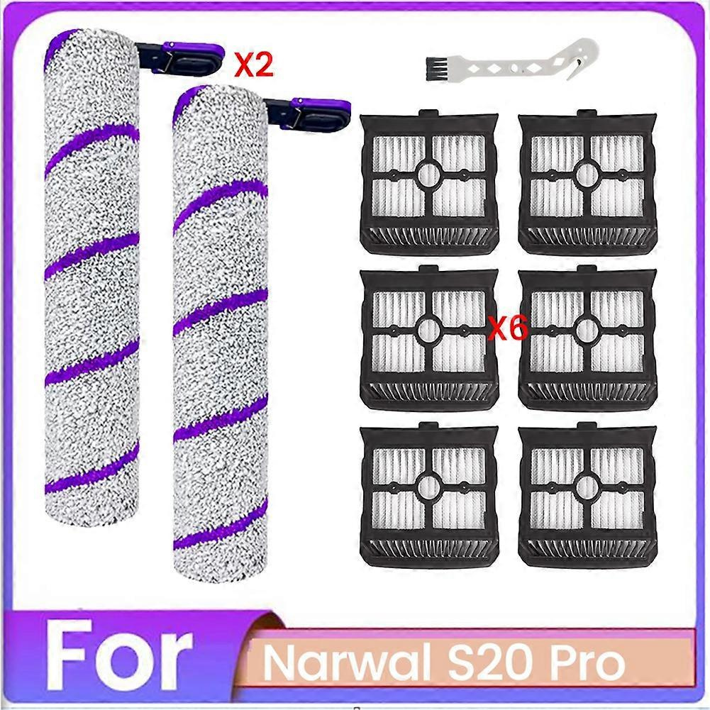Ersatzteile Für Den Narwal S20 Pro Nass- Und Trockensauger: Hepa-filter Und Rotierende Mikrofaserbürste