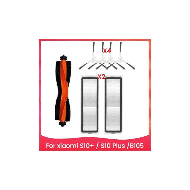 Zubehör Für Den Xiaomi S10+ / S10 Plus / B105 Saugroboter: Hauptseitenbürste, Hepa-filter, Ersatzreinigungstuch