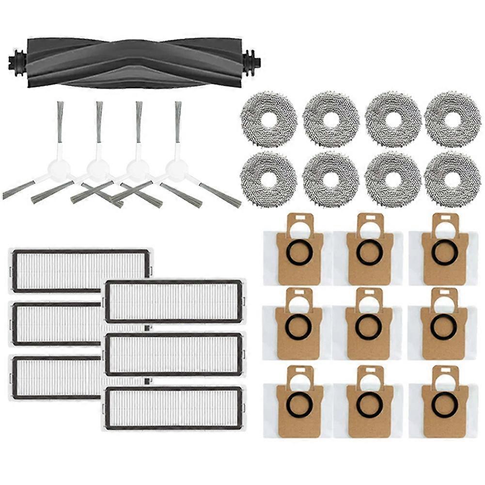 Ersatzteile Für Den Dreame Bot L10s Ultra L10 Ultra Saugroboter: Gummiseitenbürste, Hepa-filter, Reinigungstuch Und Staubbeutel.