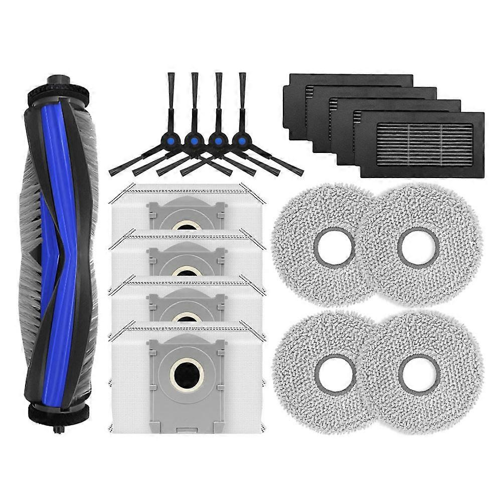Ersatzteile Und Zubehör, Kompatibel Mit Dem Staubsauger Ecovacs T50 Max Pro Omni: Hauptbürste, Reinigungstuch, Staubbeutel Und Hepa-filter