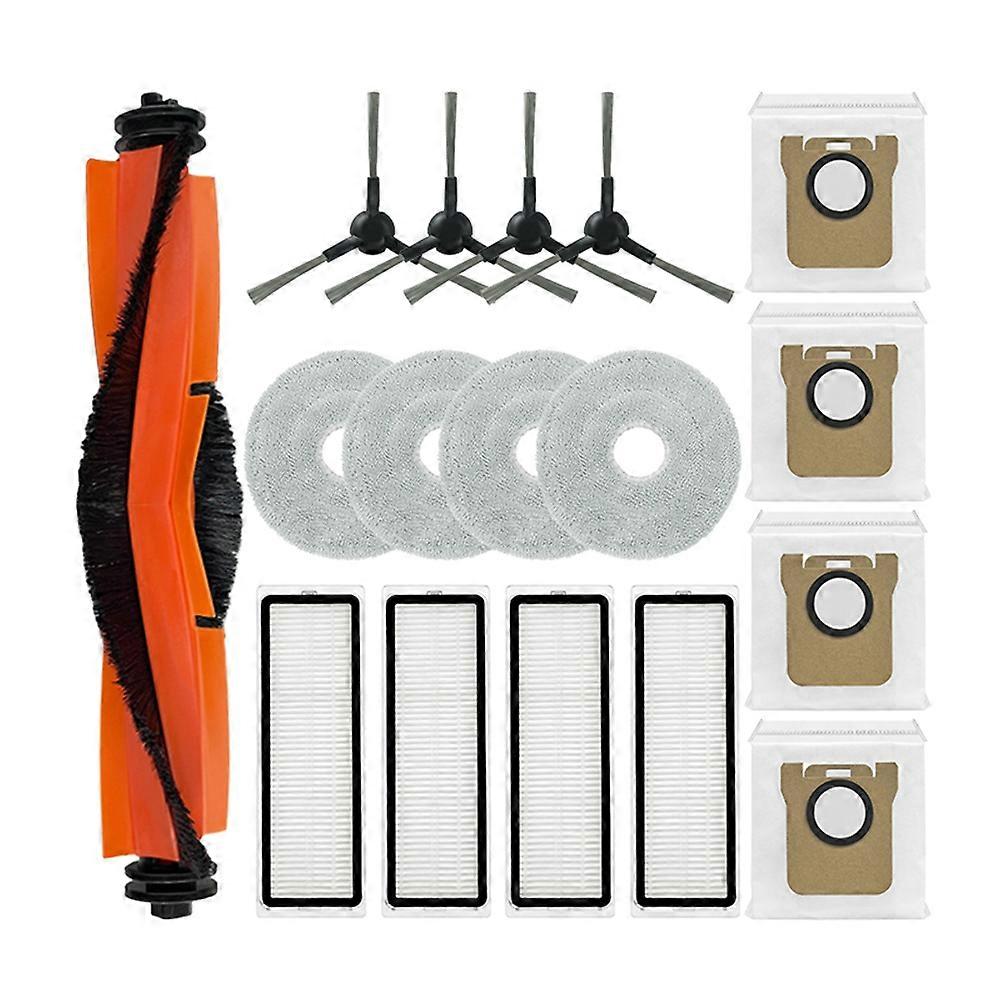 Zubehör Für Den Xiaomi X20+ / X20 Plus / S10 Plus / B108gl / B108cn Saugroboter: Reinigungstuch, Hauptbürste, Staubbeutel