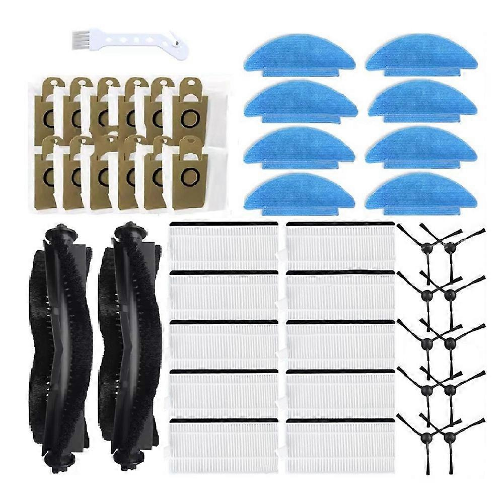 Hauptwalzen-seitenbürste, Hepa-filter Für Den Everybot Q3 Plus/q3 Tesla Ai300 Plus Staubsauger, Ersatzteile, Reinigungstuch, Staubbeutel Und Zubehör