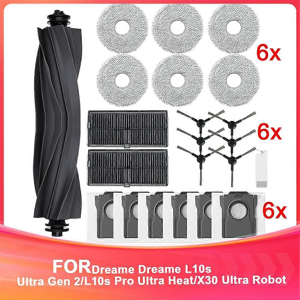 Zubehör Für Den Dreame L10s Ultra Gen 2/l10s Pro Ultra Heat/x30 Ultra Saugroboter: Hauptbürste, Staubbeutel, Reinigungstuch