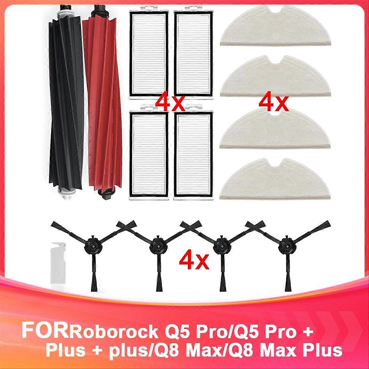 Zubehör- Und Ersatzteilset Für Roborock Q5 Pro/q5 Pro + Plus/q8 Max/q8 Max Plus Saugroboter