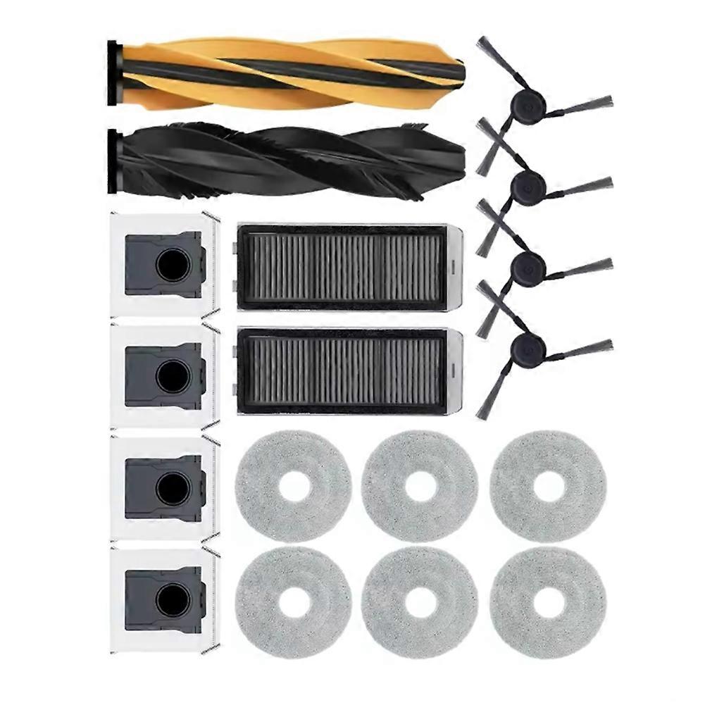 18-teiliges Set Für Dreame X50 Ultra/x50 Master/l50 Pro Ultra Staubsauger: Walze, Seitenbürste, Hepa-filter, Reinigungstuch Und Staubbeutel