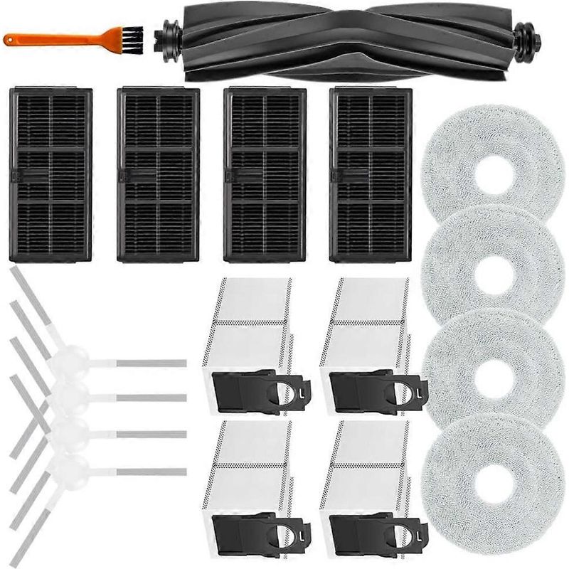 18 Ersatzteile Für Den Dreame L10s Ultra Gen 2 Staubsauger: Hauptbürste, Hepa-filter, Reinigungstuch Und Staubbeutel.