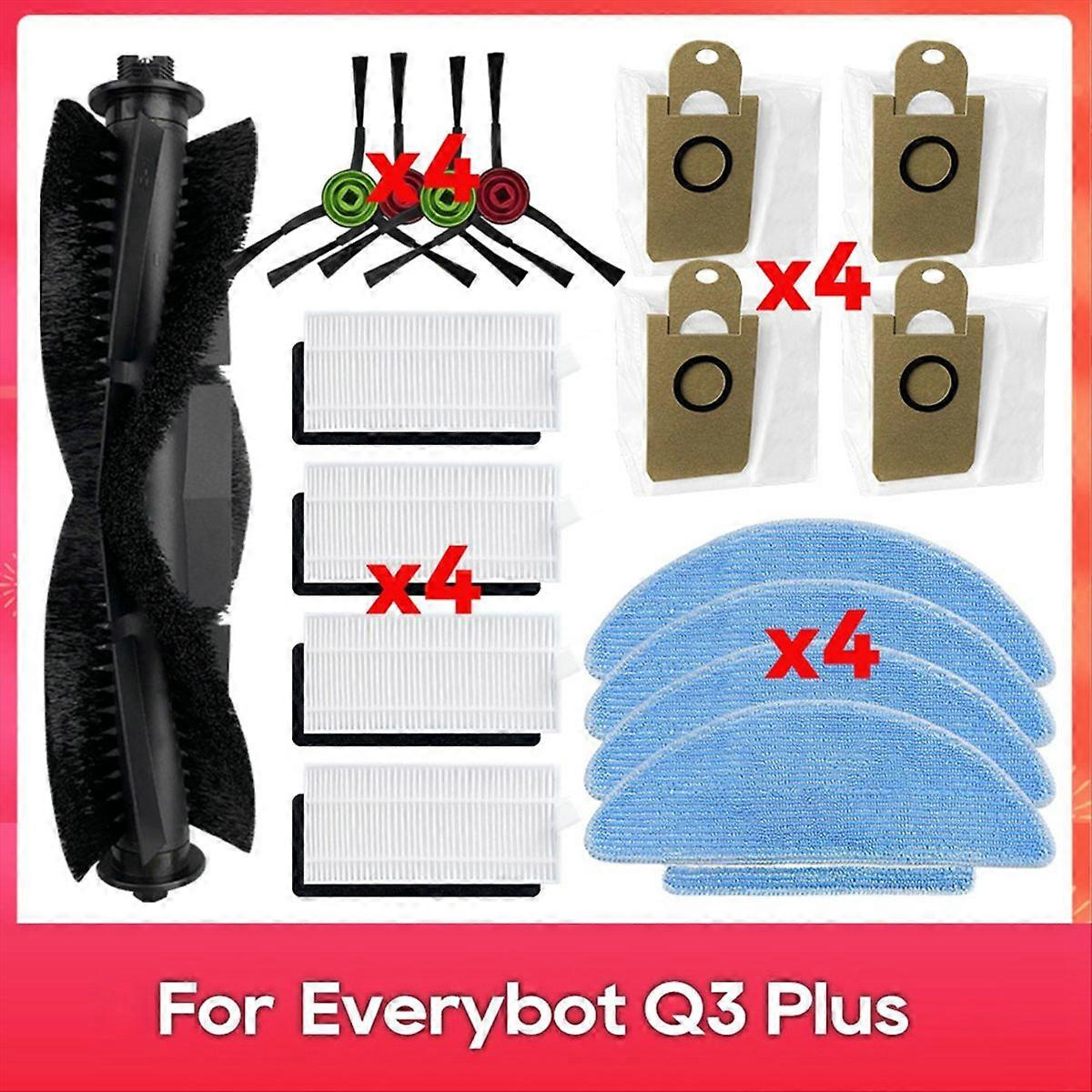 Ersatzteile Und Zubehör Für Everybot Q3 / Q3 Plus: Hauptbürste, Hepa-filter, Reinigungstuch Usw.