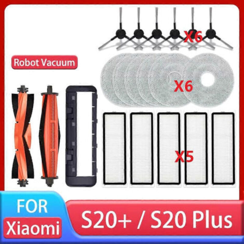 Ersatzteile Und Zubehör Für Den Xiaomi S20+ / S20 Plus / B108gl Saugroboter: Hauptbürste, Seitenbürste, Hepa-filter, Reinigungstuch