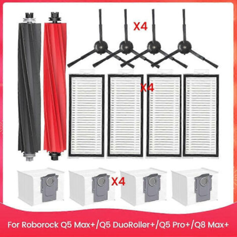 Ersatzteile Für Roborock Q5 Max+, Q5 Duoroller+, Q5 Pro+, Q8 Max+ Saugroboter Und Zubehörsets