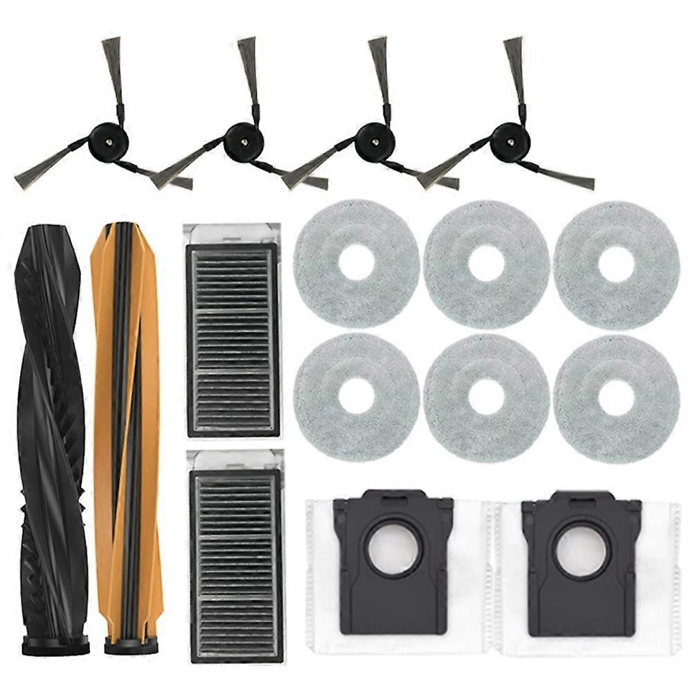 Zubehör Für Die Staubsauger Dreame X50 Master, X50spro Ultra Und X50ultra: Staubbeutel, Hauptseitenbürste, Hepa-filter Und Reinigungstuch.