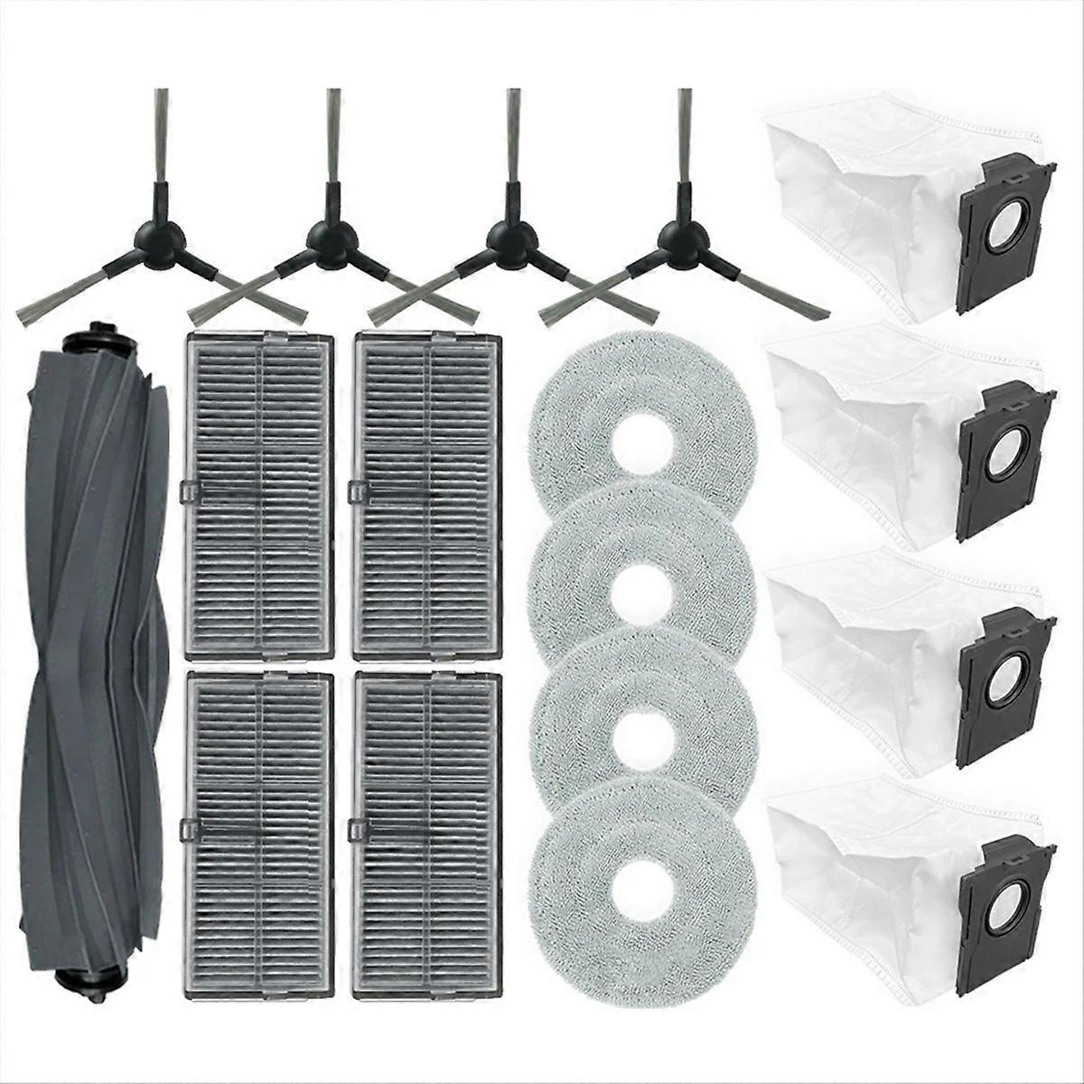 Ersatzteile Für Die Staubsauger L30s Ultra Und L10s Ultra Gen 2: Hauptwalze, Seitenbürste, Hepa-filter, Reinigungstuch Und Staubbeutel