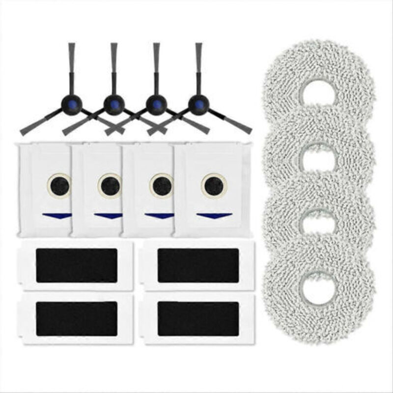 Für Den T30 Pro Omni Roboter: Ersatzseitenbürste, Hepa-filter, Reinigungstuch, Staubbeutel, Ersatzteile Und Zubehör (1).