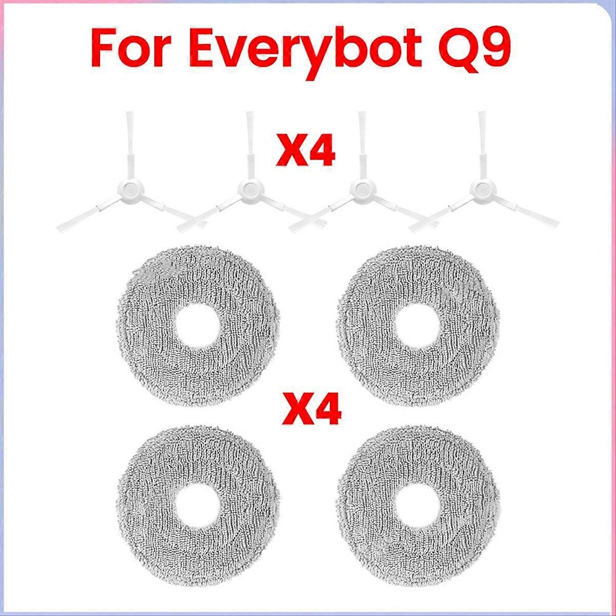Zubehör Für Den Everybot Q9 Staubsauger: Reinigungstuch, Seitenbürste