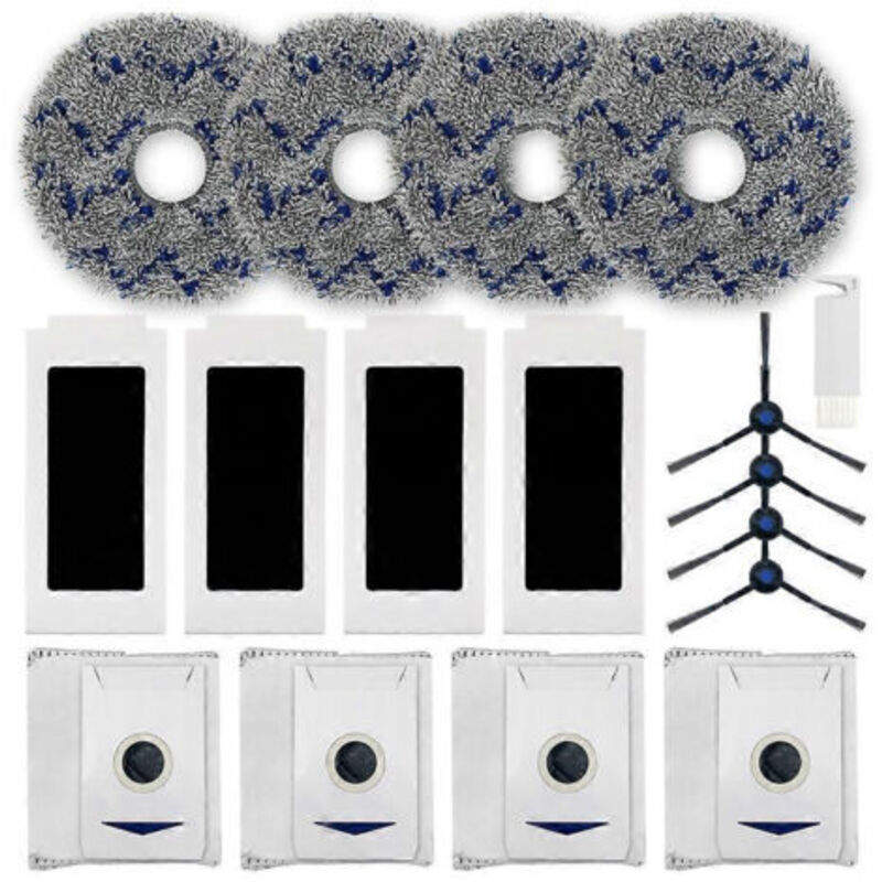 Zubehör Für Den Ecovacs Deebot T30 Omni / T30 Pro Omni Saugroboter: Seitenbürste, Hepa-filter, Reinigungstuch