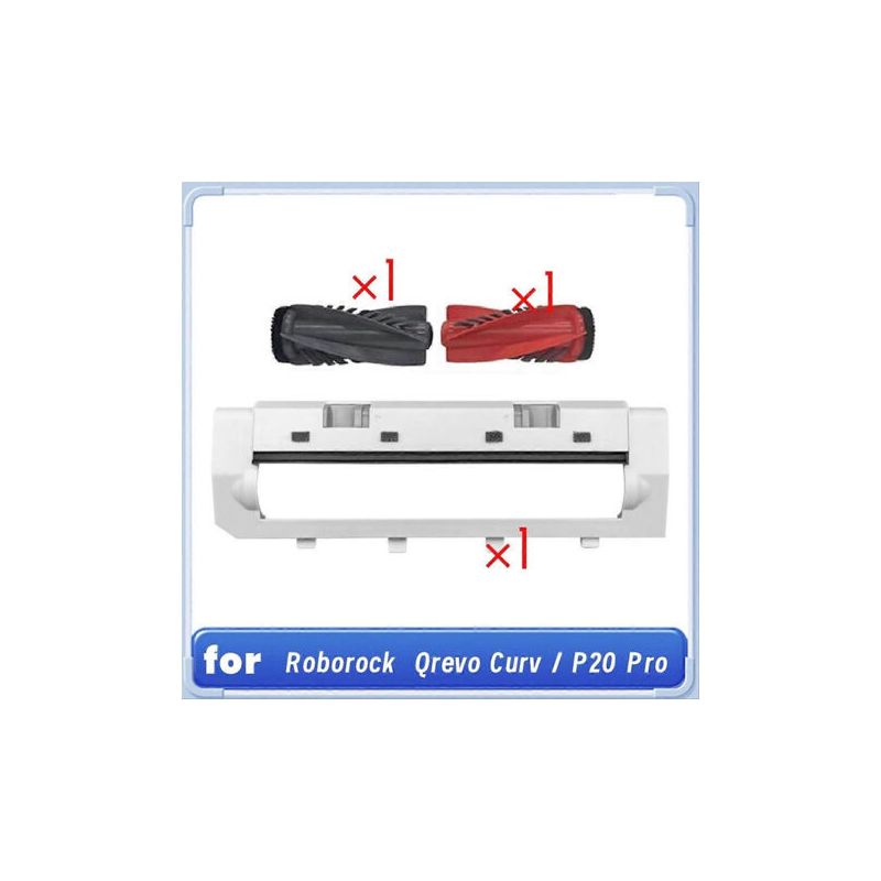 Hauptbürstenabdeckung Und 1 Hauptbürste Für Roborock Qrevo Curv / P20 Pro Staubsauger (ersatzteil)