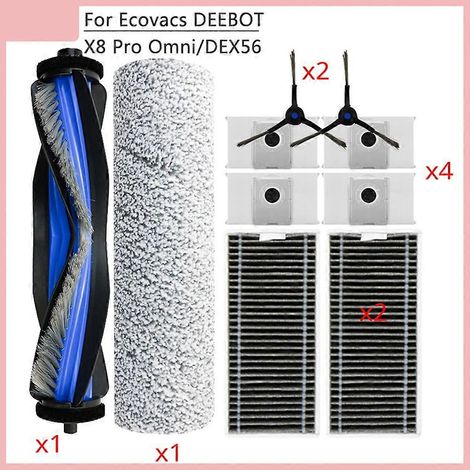 Zubehör Für Den Ecovacs Deebot X8 Pro Omni Dex56 Staubsauger: Hauptbürste, Seitenbürste, Hepa-filter, Walze Und Tuch