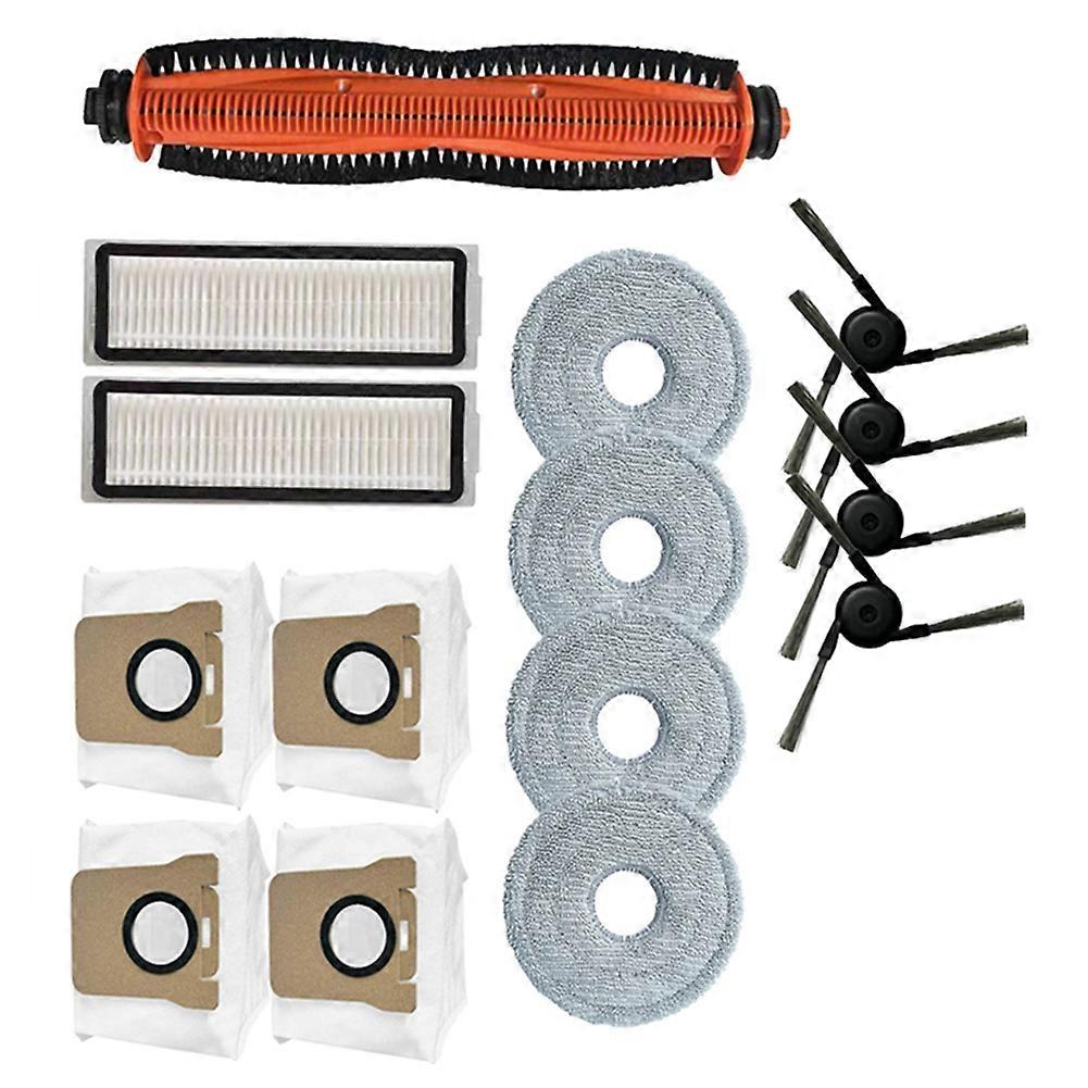 Ersatzteilset Für Mijia Robot Vacuum Mop 5 Pro Reinigungszubehör: Hauptbürste, Filter, Staubbeutel Und Reinigungstuch.