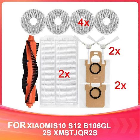 Ersatzteile Für Die Xiaomi Saugroboter M30pro Und C107: Hauptseitenbürste, Filter Und Reinigungstuch-zubehörset.