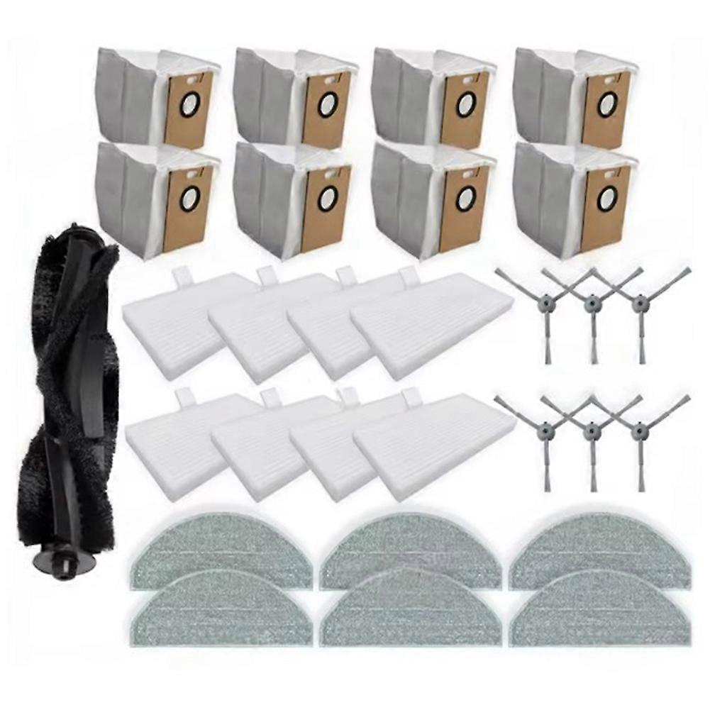 29-teiliges Set Für Lydsto R1 Edge / R1d Edge, Miwhole M9 Lite Und Roidmi Eve Rook Staubsauger: Bürste, Tuch, Filter Und Staubbeutel.