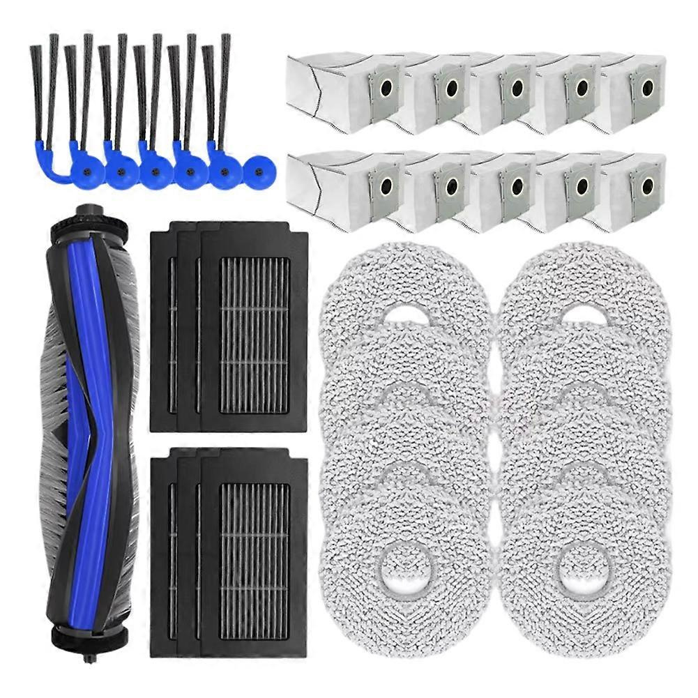 31-teiliges Set Für Ecovacs Deebot T30c Omni / T30c Pro Omni Staubsauger: Hauptbürste, Filter, Staubbeutel Und Reinigungstuch.