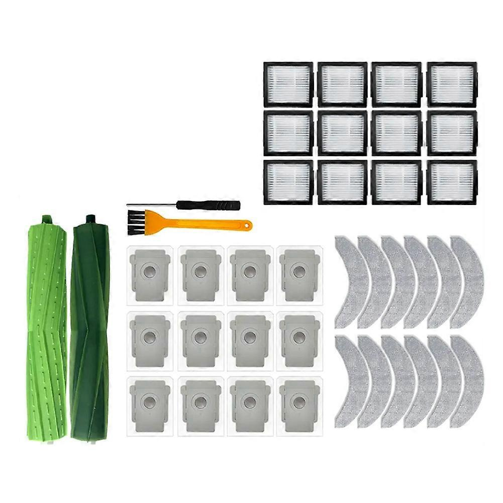 Zubehör Und Ersatzteile Für Den Irobot Combo J7+ / J9+ Saugroboter: Hauptbürste, Hepa-filter, Reinigungstuch, Staubbeutel.