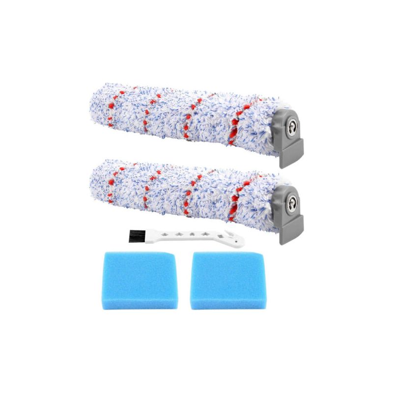 Ersatzbürste Für Den Kabellosen Tineco Ifloor Staubsauger (nass- Und Trockenreinigung), 2er-pack Bürsten + 2 Stück