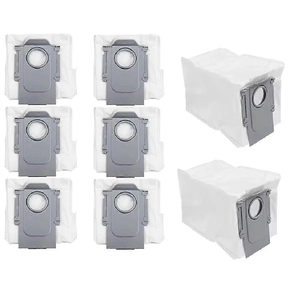 8er-pack Staubbeutel, Kompatibel Mit Roborock S8 Maxv Ultra/p10 A7400rr/qrevo Pro/qrevo Plus Saugrobotern